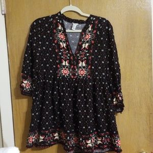 Dress/tunic 3/4 sleeve